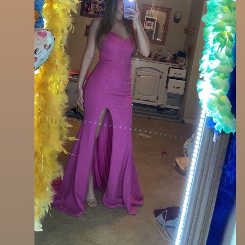 Pink prom dress - Picture 2 of 2